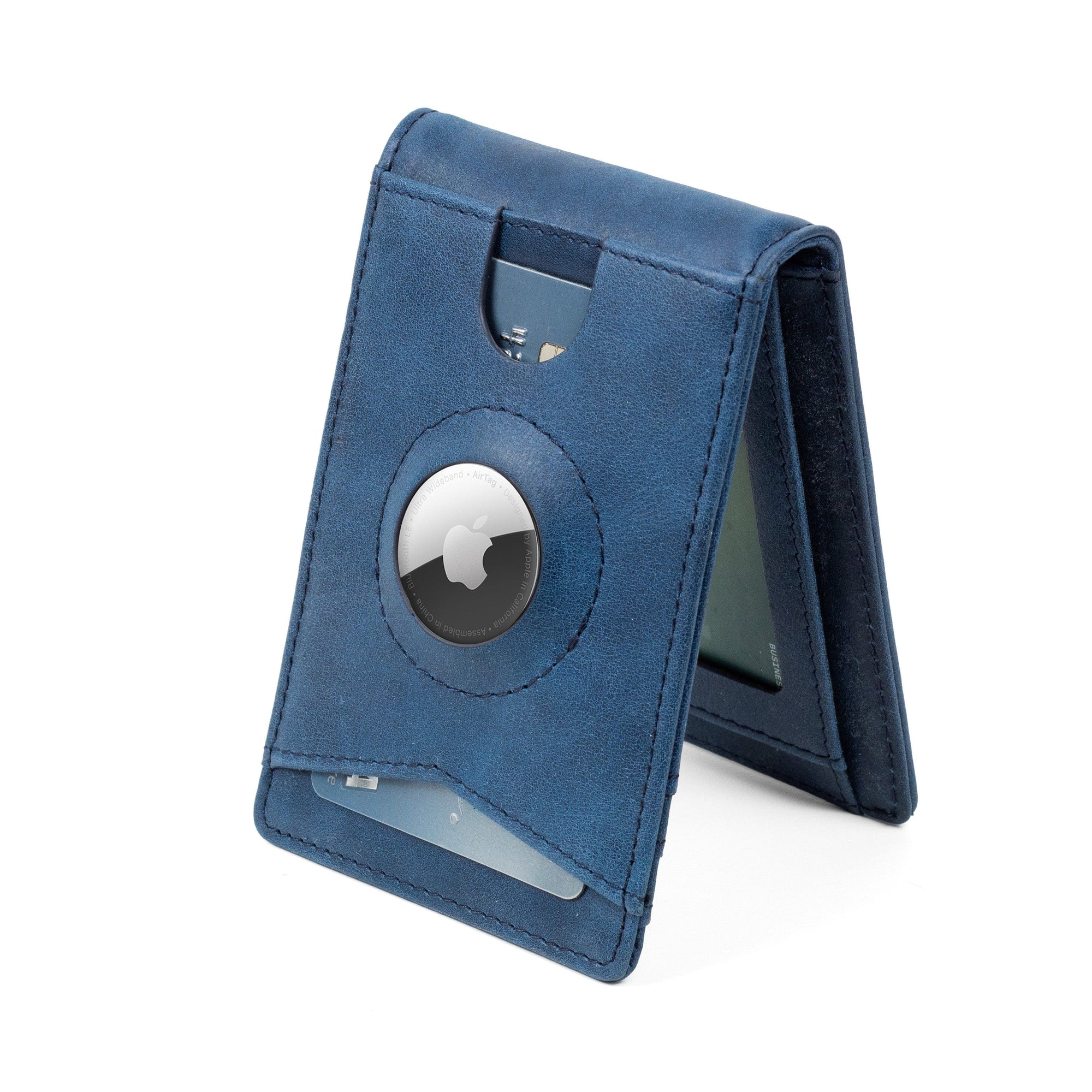 The Bifold Monetial | AirTag Premium Leather Wallet | RFID Blocking | Slim Leather Wallet