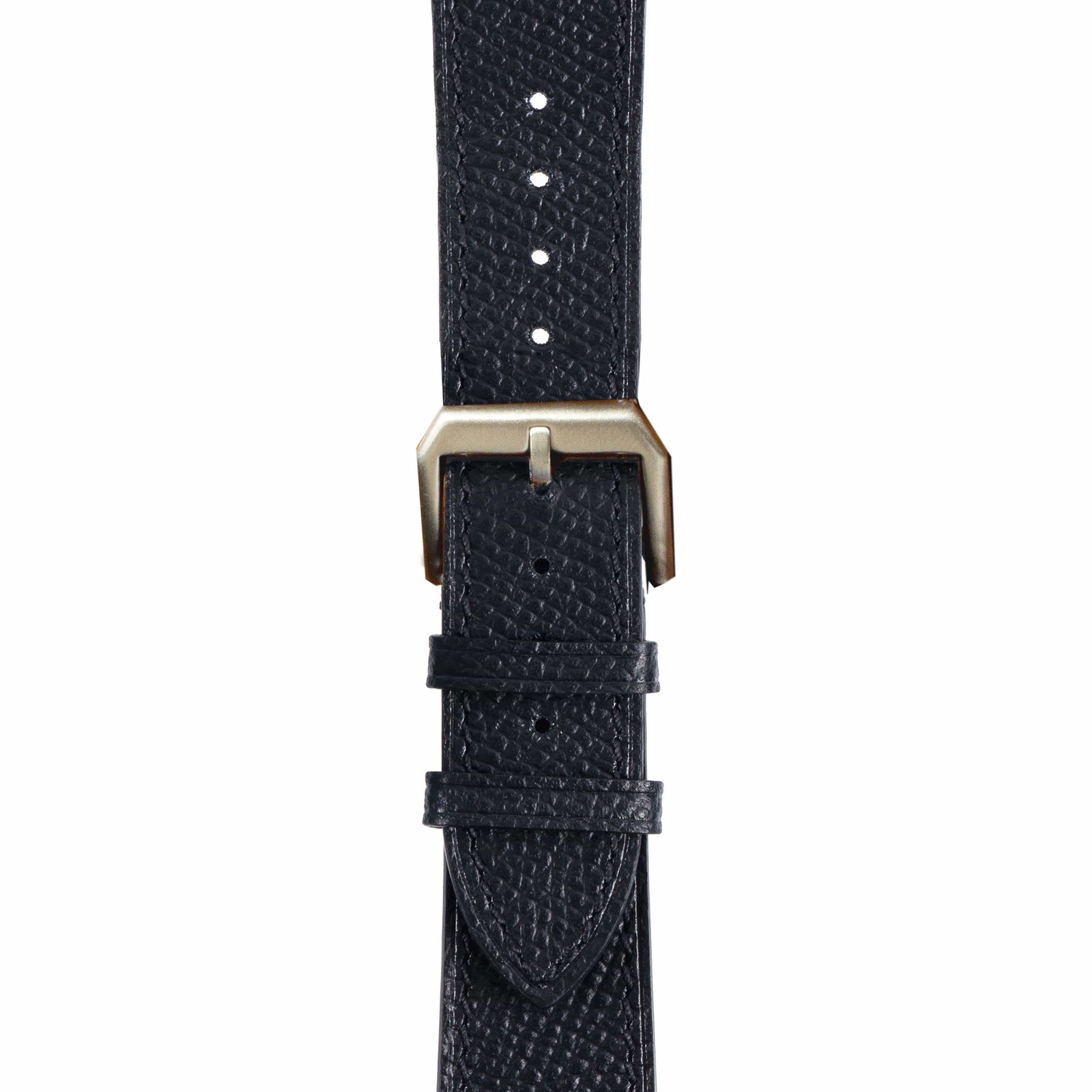 Black / 38mm / 40mm / 41mm Epsom Classic Leather Apple Watch Band | Epsom Leather
