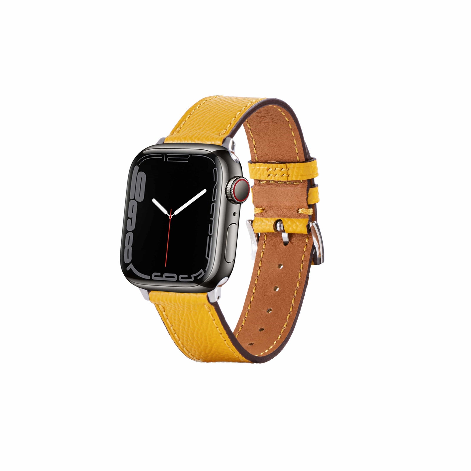 Lemon / 38mm / 40mm / 41mm Epsom Classic Leather Apple Watch Band | Epsom Leather