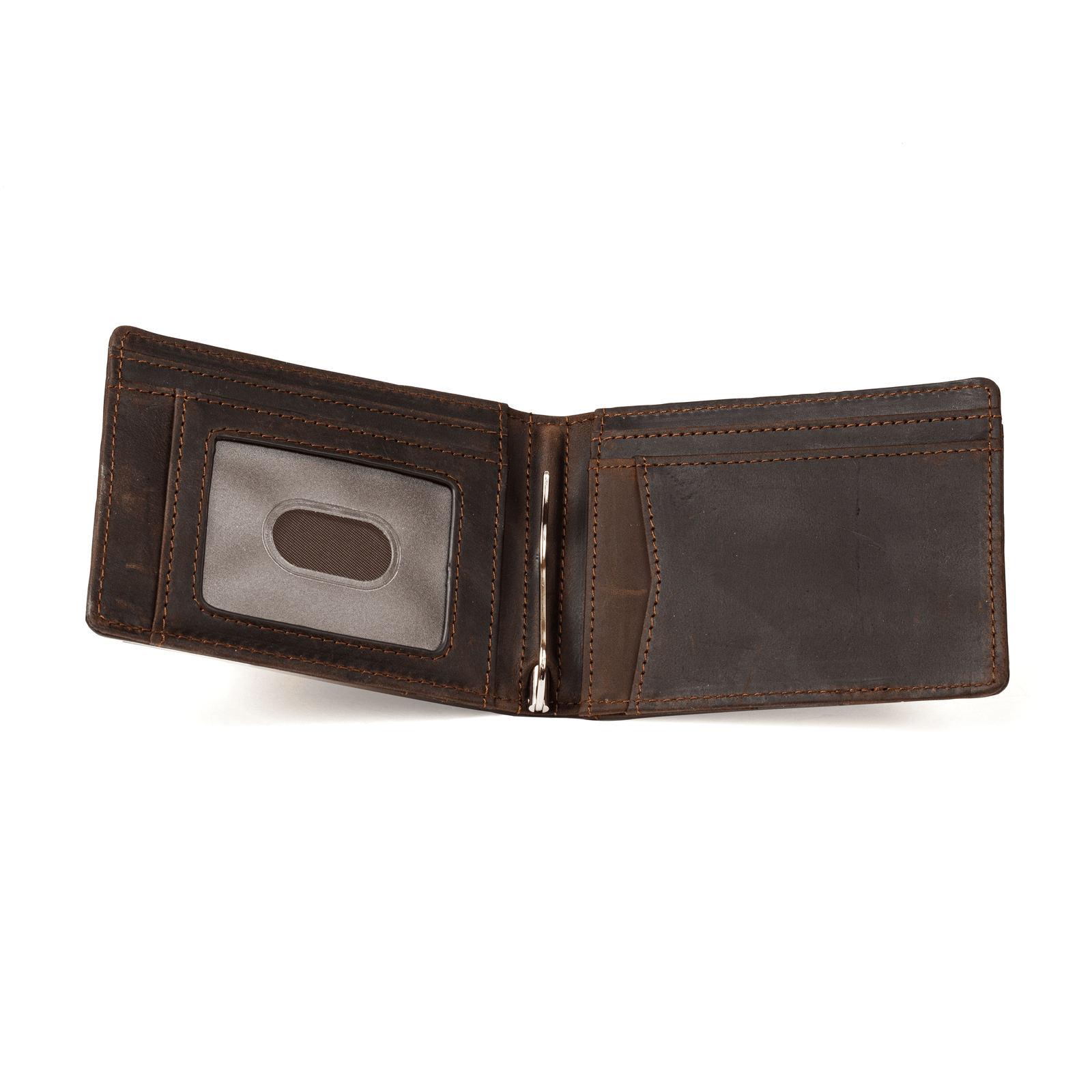 The Bifold Leather AirTag Wallet | Money Clip Wallet | RFID Blocking | Monetial
