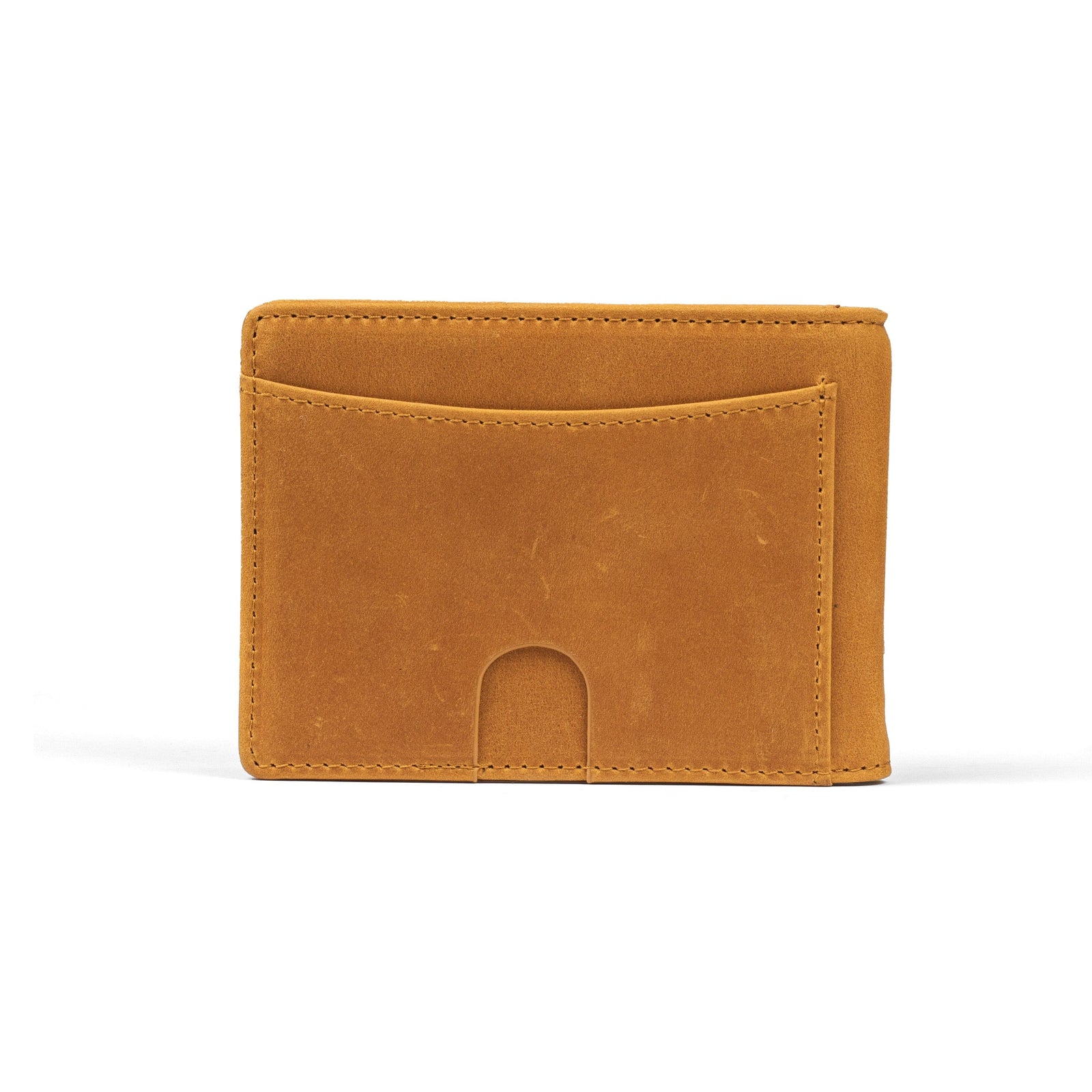 The Bifold Leather AirTag Wallet | Money Clip Wallet | RFID Blocking | Monetial