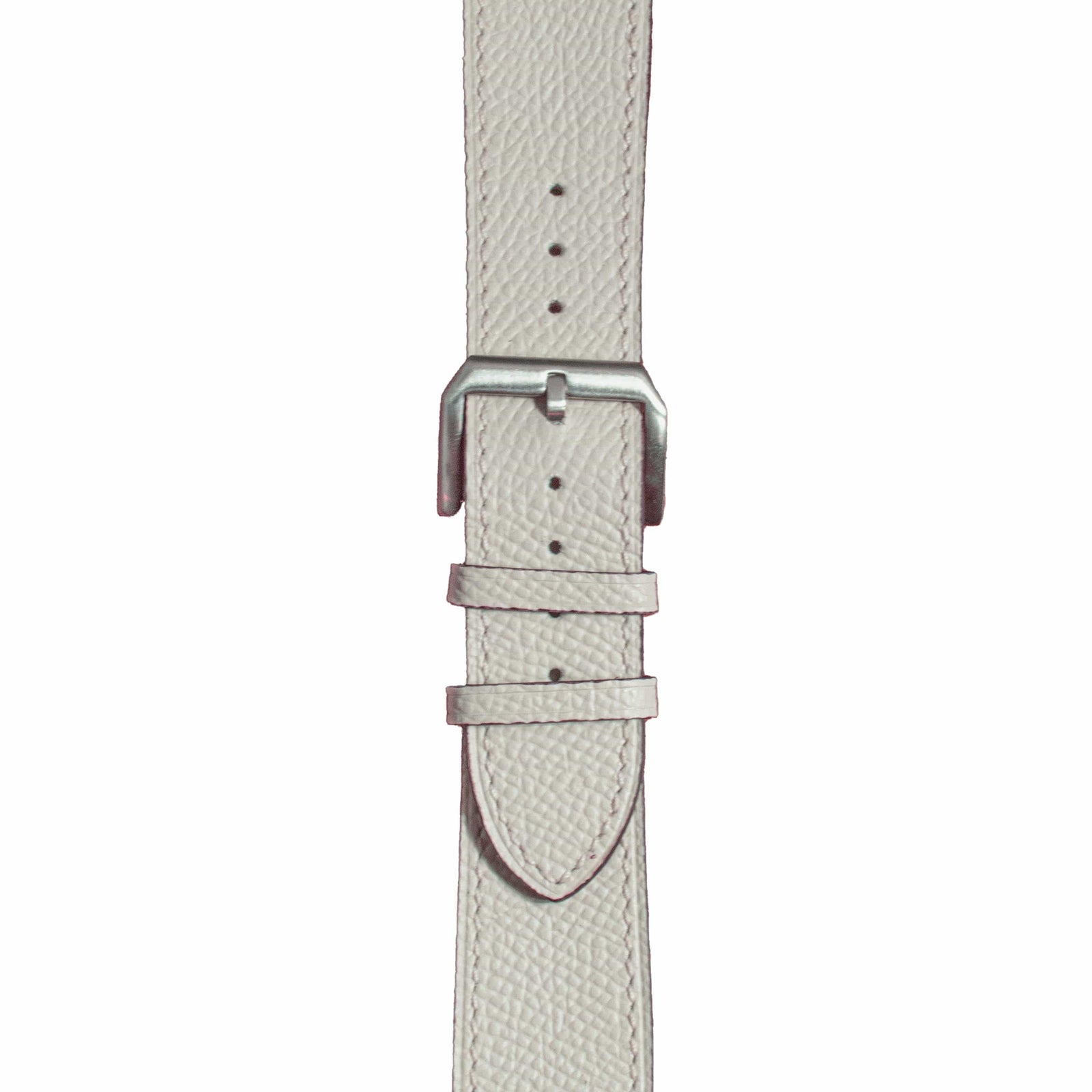White / 38mm / 40mm / 41mm Epsom Classic Leather Apple Watch Band | Epsom Leather