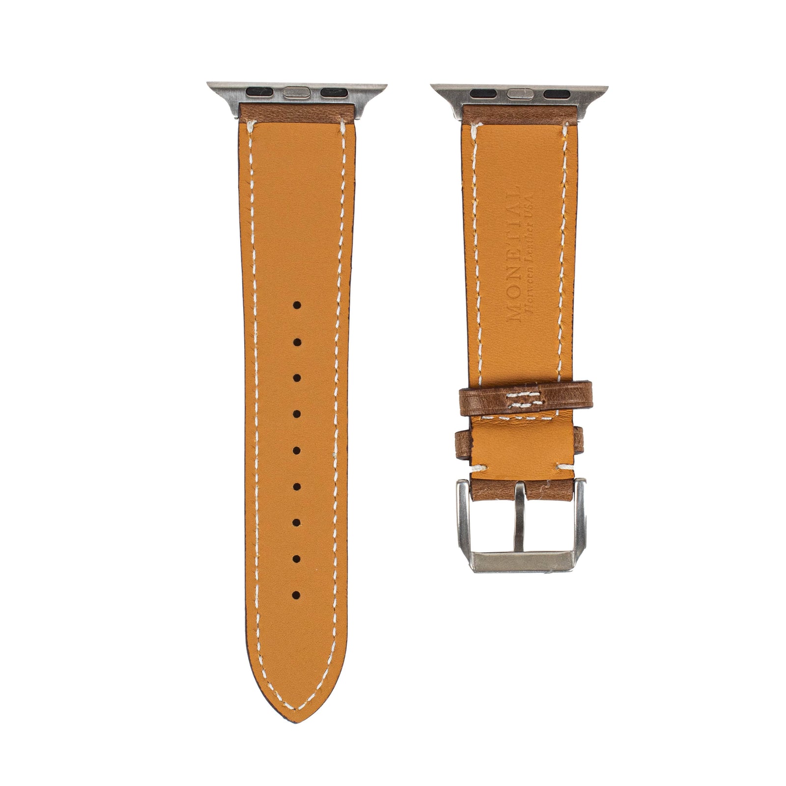 Horween Cowhide Leather Strap Horween Leather Apple Watch Band |  Horween Cowhide Leather | Monetial