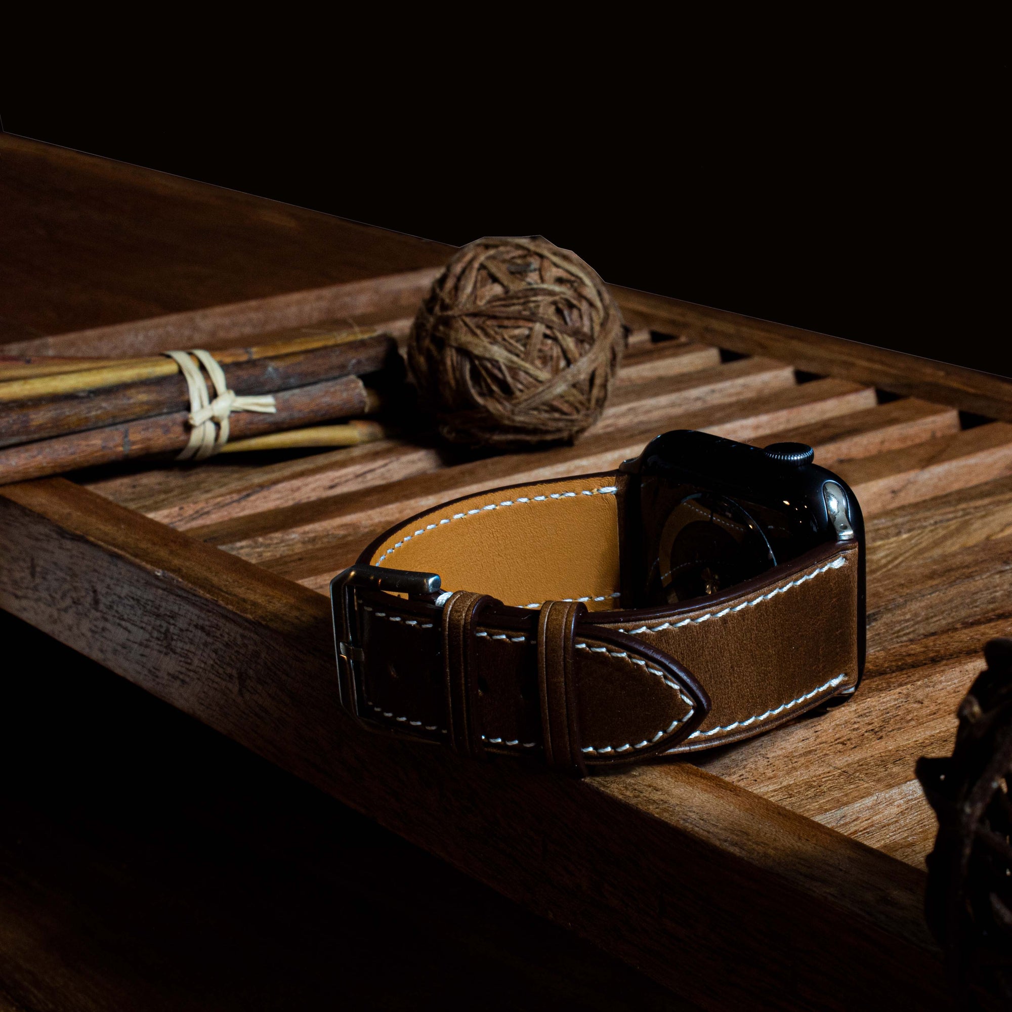 Horween Premium Horween Leather Watch Bands For Apple Watch | Monetial
