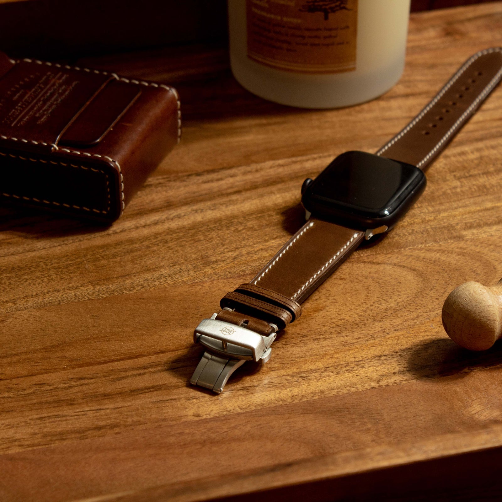 Horween Premium Horween Leather Watch Bands For Apple Watch | Monetial