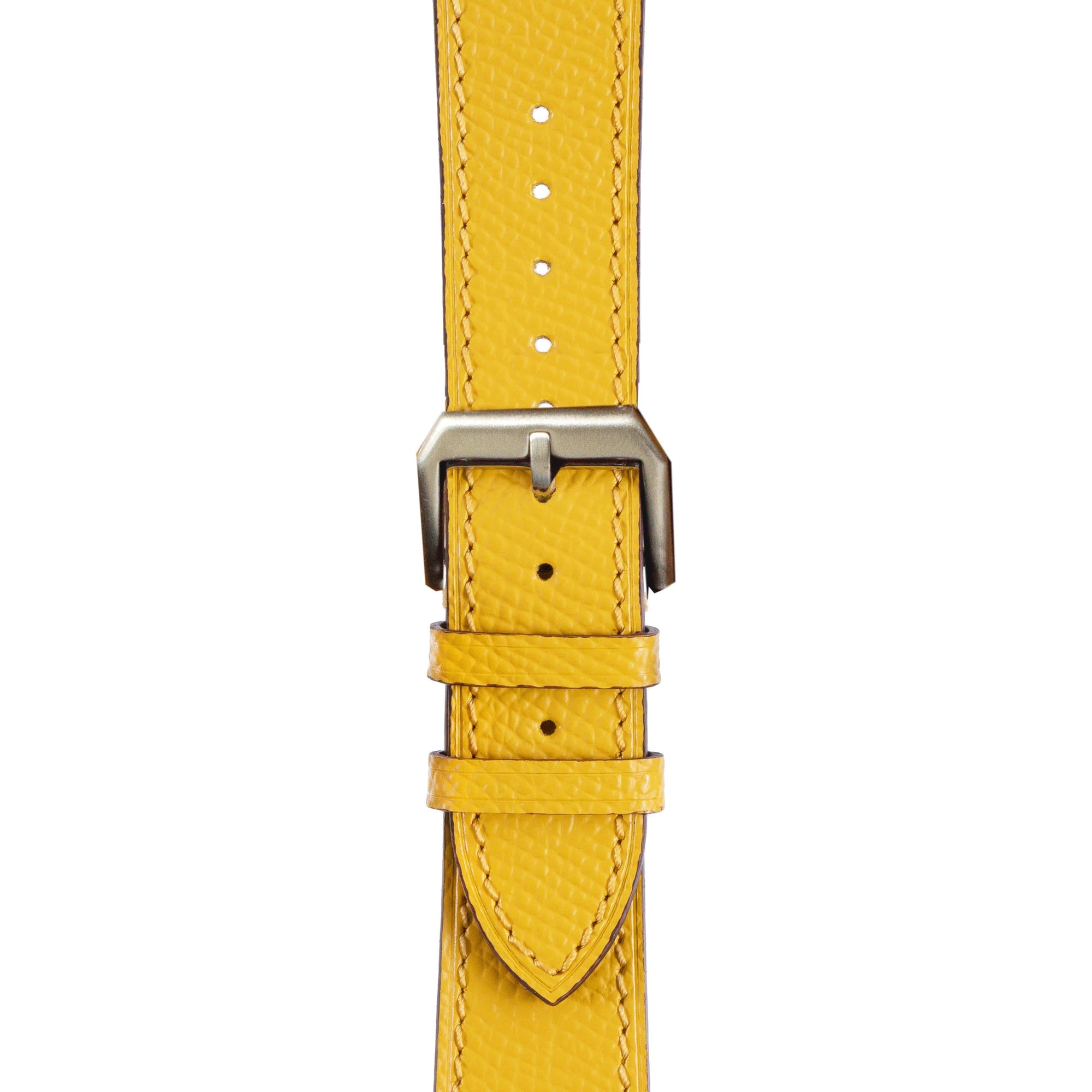 Lemon / 38mm / 40mm / 41mm Epsom Classic Leather Apple Watch Band | Epsom Leather 