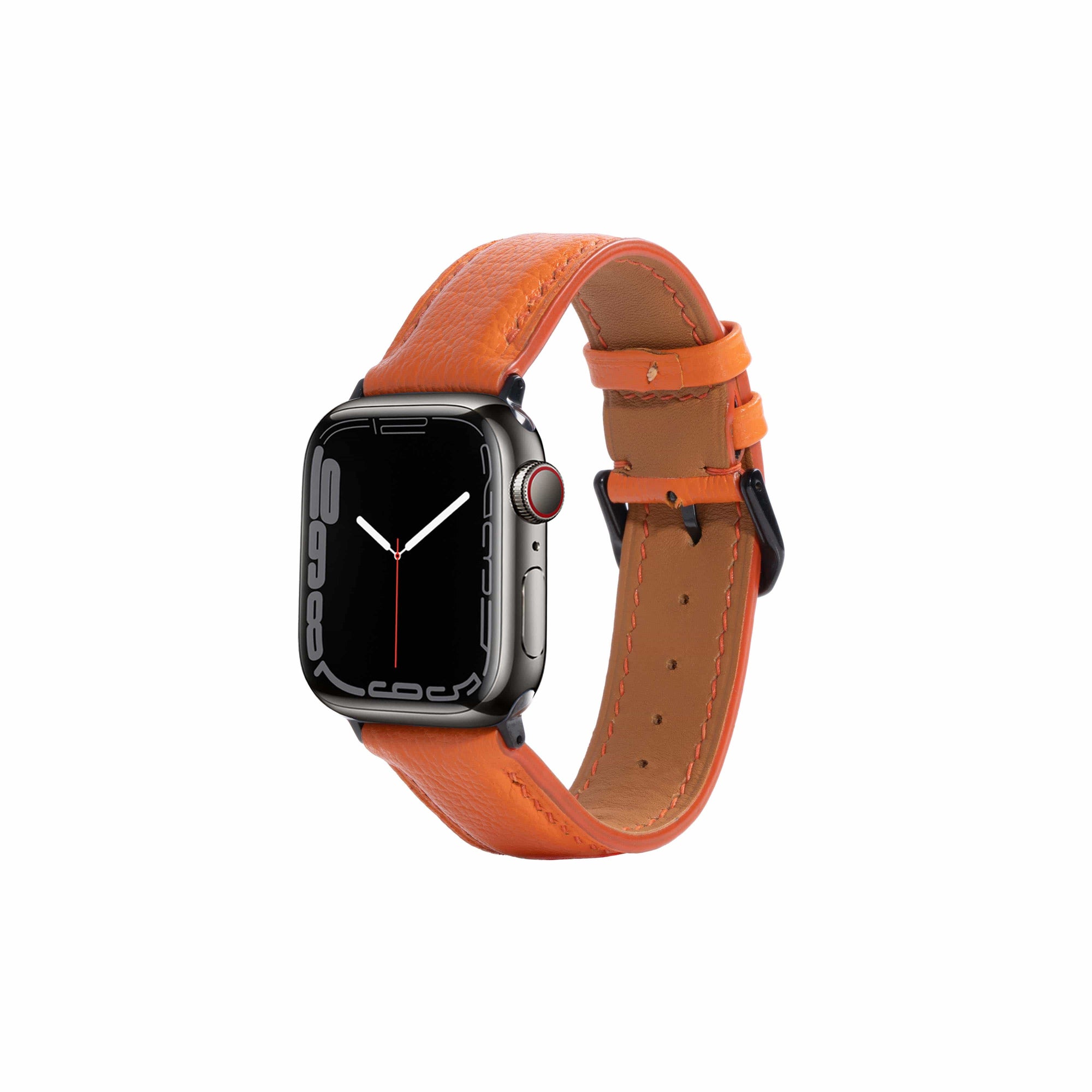 Orange / 38mm / 40mm / 41mm Sully Signature Leather Watch Bands For Apple Watch | Sully | Monetial