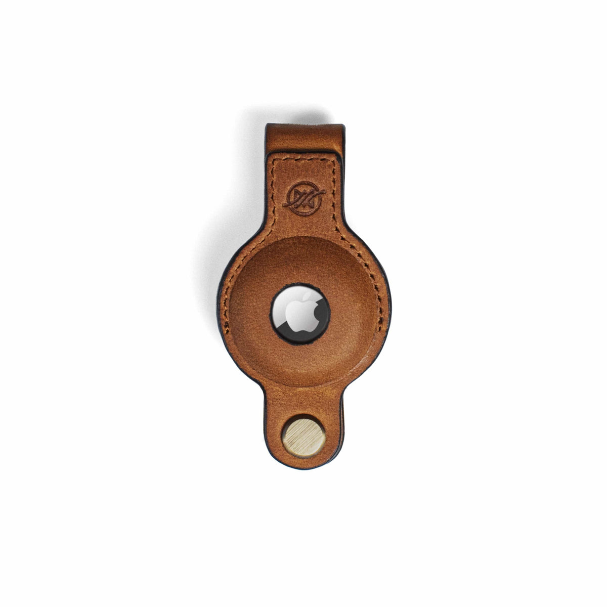 Saddle Brown Key Organizer and Case for Airtag Leather Keychain for AirTag | Key Organizer and Case for Airtag 