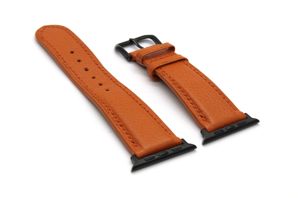 Groove Life Vulcan Obsidian Apple Leather Watch Band