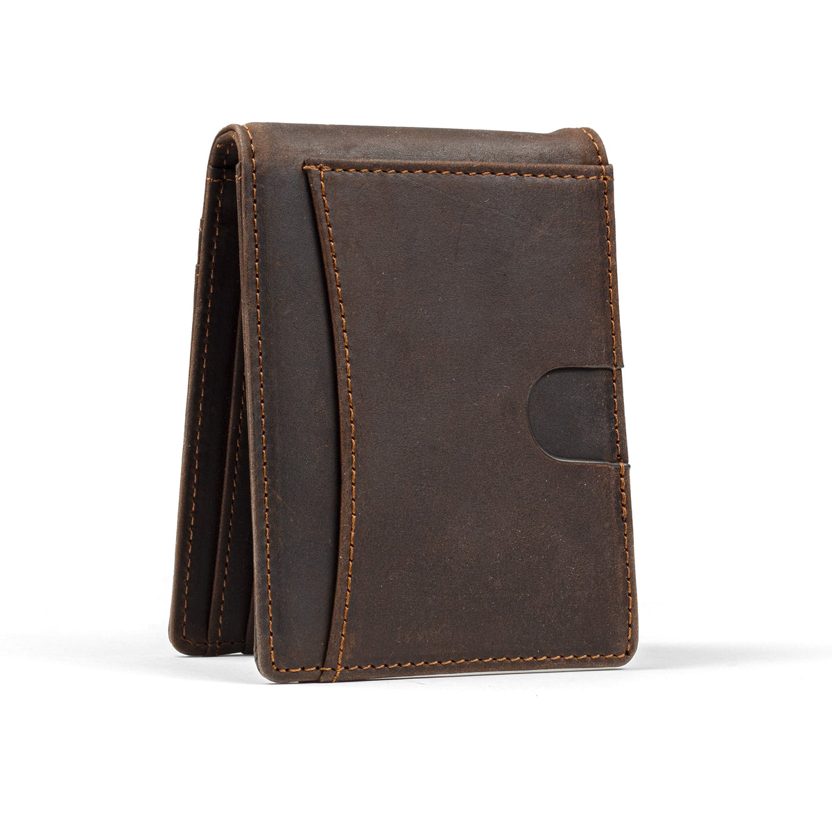 Monetial Leather AirTag Wallet
