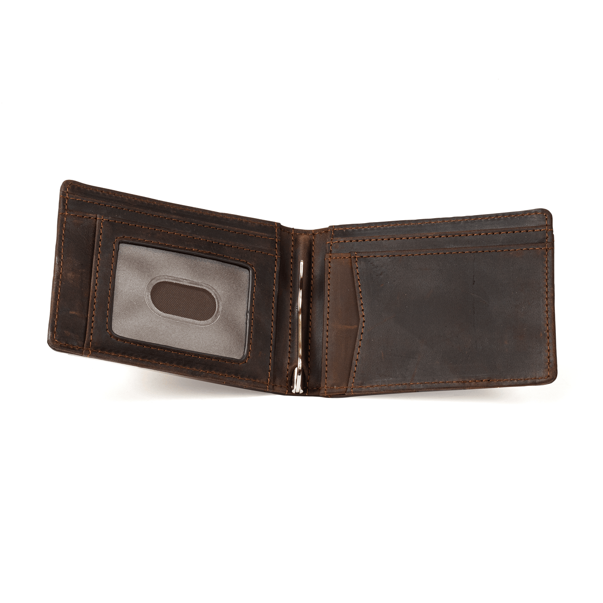 Leather Money Clip Wallet Leather Wallet Bifold Wallet With 