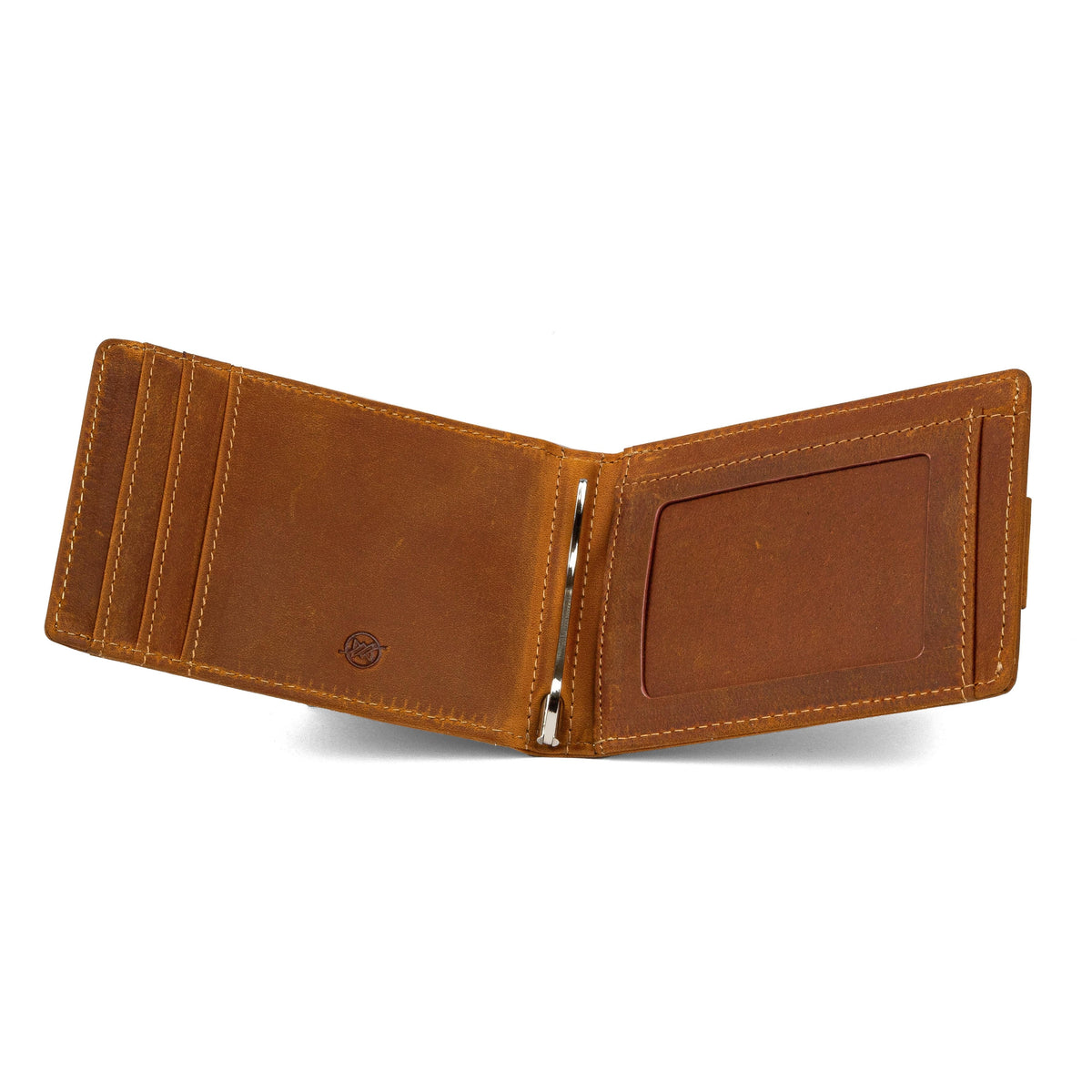 Premium Leather Wallet With AirTag Compartment 