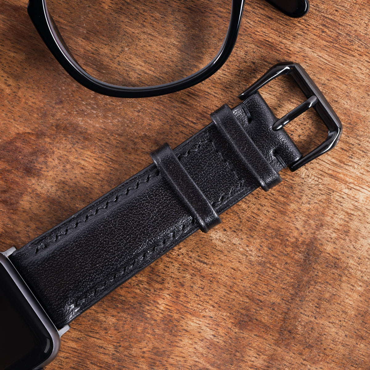 Vachetta Leather Apple Watch Band, French Calfskin Leather