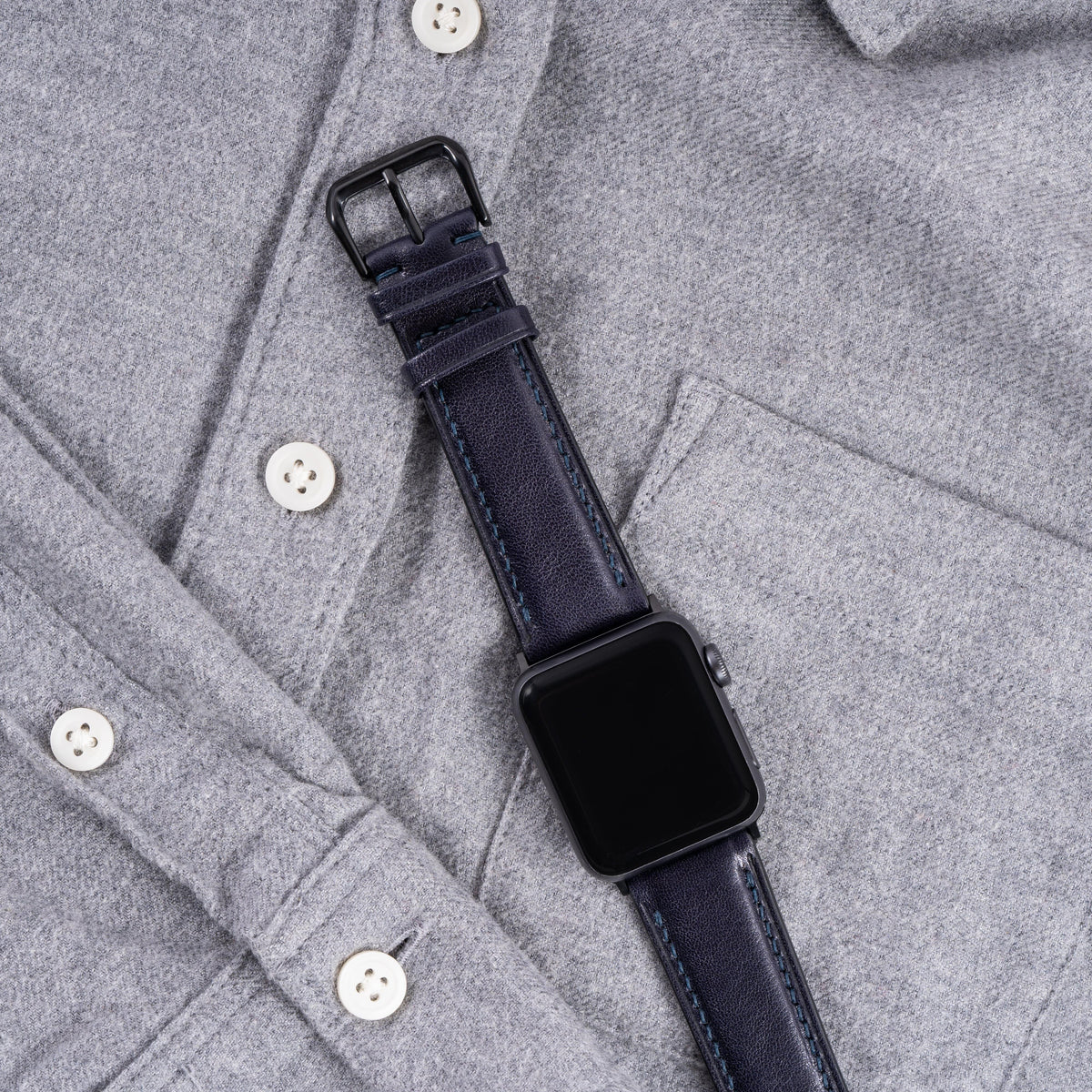 Vachetta Signature Leather Watch Bands For Apple Watch | Vachetta | Monetial