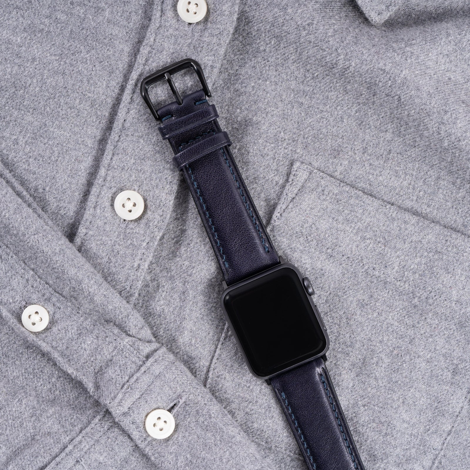 Vachetta Signature Leather Watch Bands For Apple Watch | Vachetta | Monetial