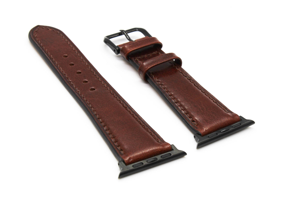 Vachetta Leather Watch Strap, New Oily Moro 10-26 mm